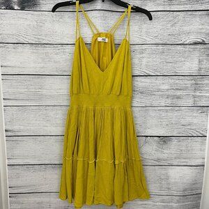 Jack by BB Dakota Yellow Sleeveless Sundress, Size M